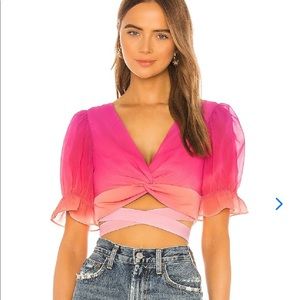 Lovers & Friends Betty Top in Sunrise NWOT size M